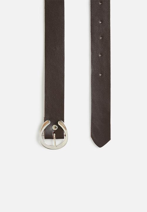 Superbalist - Mulalo leather belt - tobaco