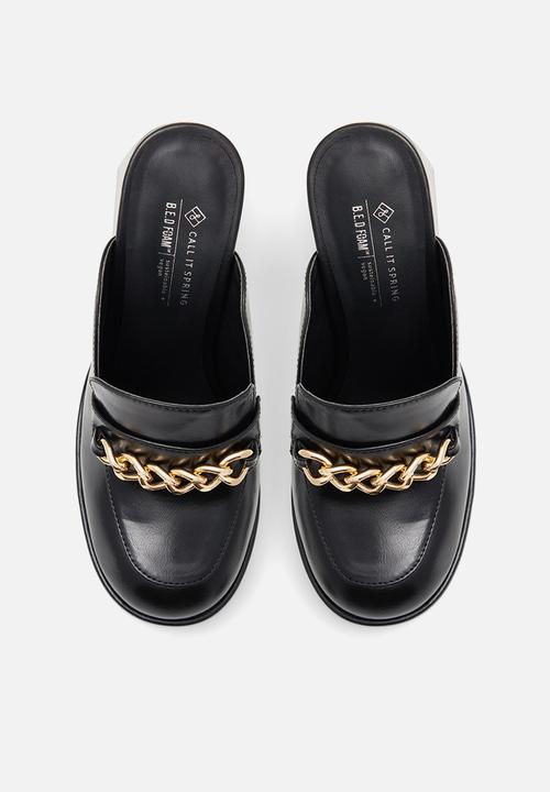 Call It Spring - Cassia mule heel - black
