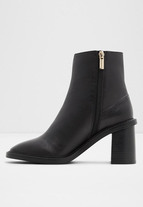 ALDO - Filly leather boot - black