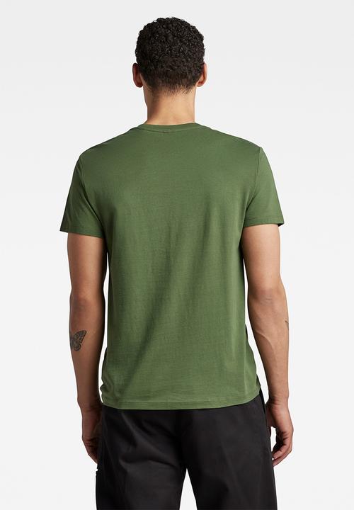 G-STAR - Triple raw r T-shirt - dk nuri green