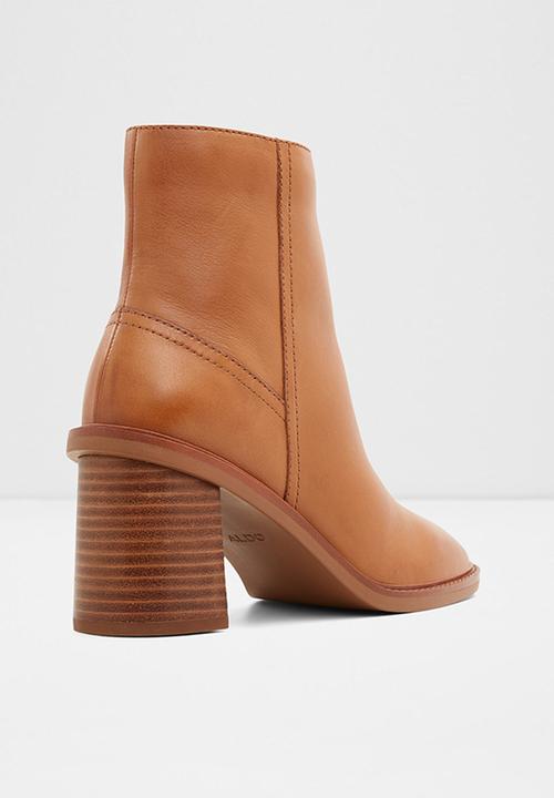 ALDO - Filly leather boot - medium brown