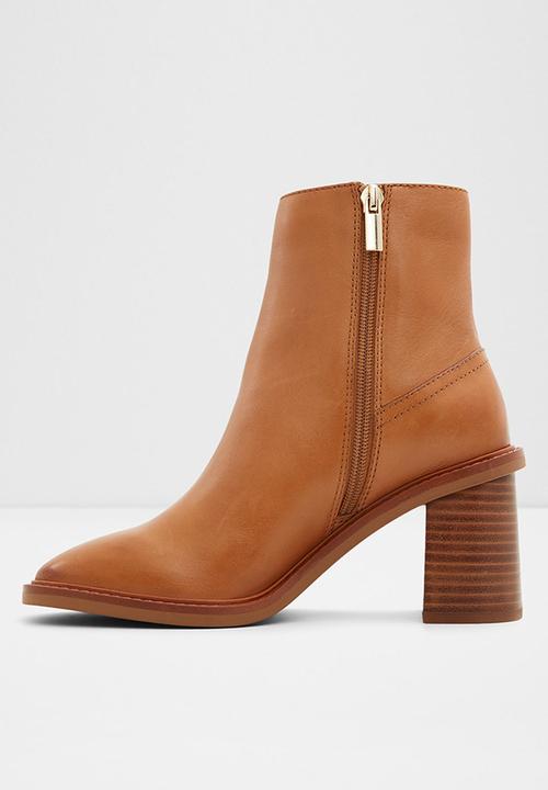 ALDO - Filly leather boot - medium brown