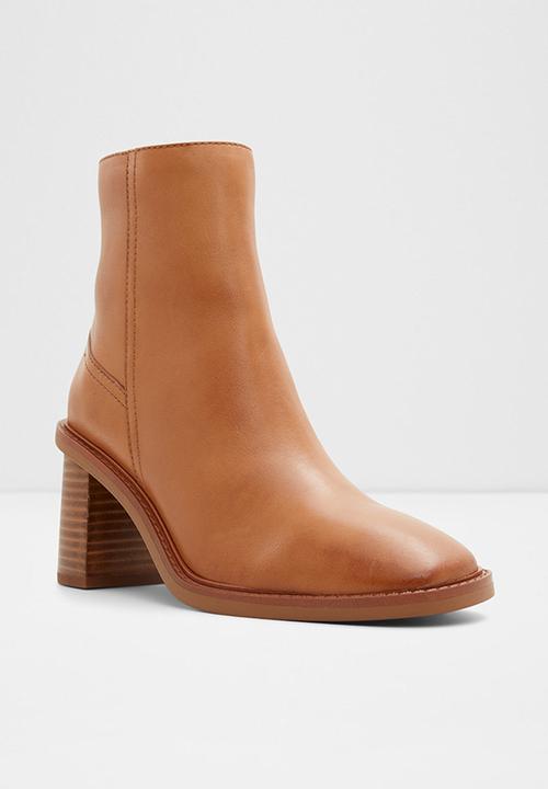 ALDO - Filly leather boot - medium brown