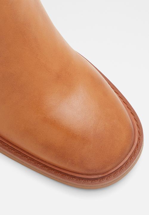 ALDO - Filly leather boot - medium brown