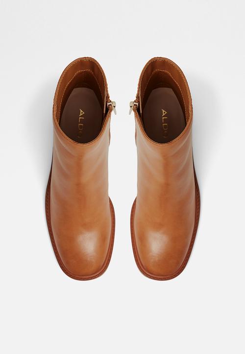 ALDO - Filly leather boot - medium brown