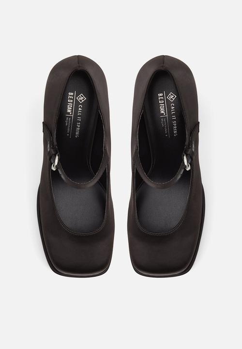 Call It Spring - Megane platform heel - black