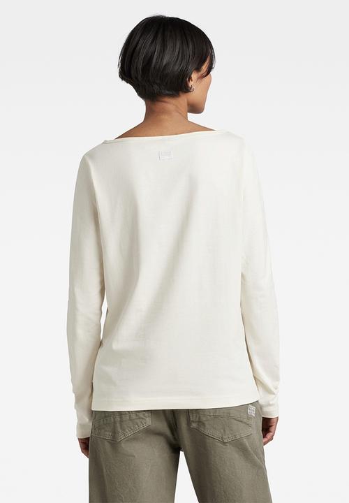 G-STAR - Stencil Graphic Top Wmn - Papyrus