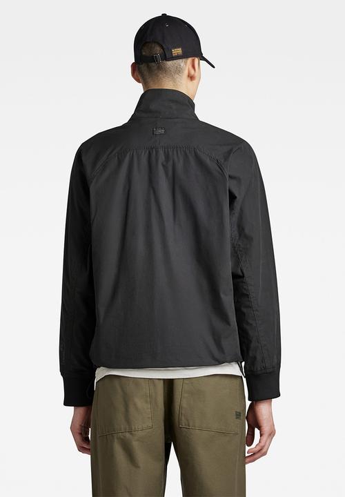 G-STAR - Half zip overshirt - dk black