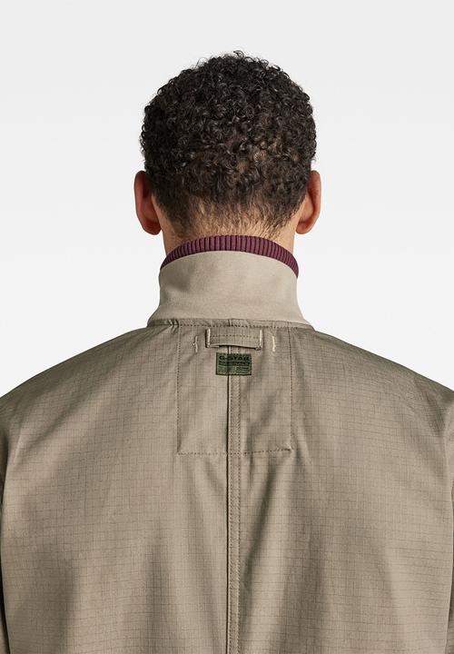 G-STAR - Utility zip overshirt - turf