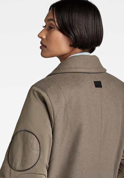 G-STAR - Wool long coat - turf