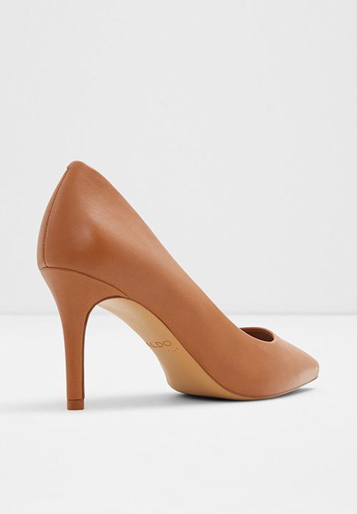 ALDO - Sereniti leather court heel - medium brown