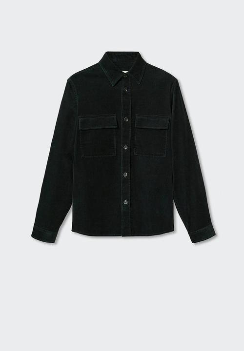 MANGO - Shirt pompeia - green