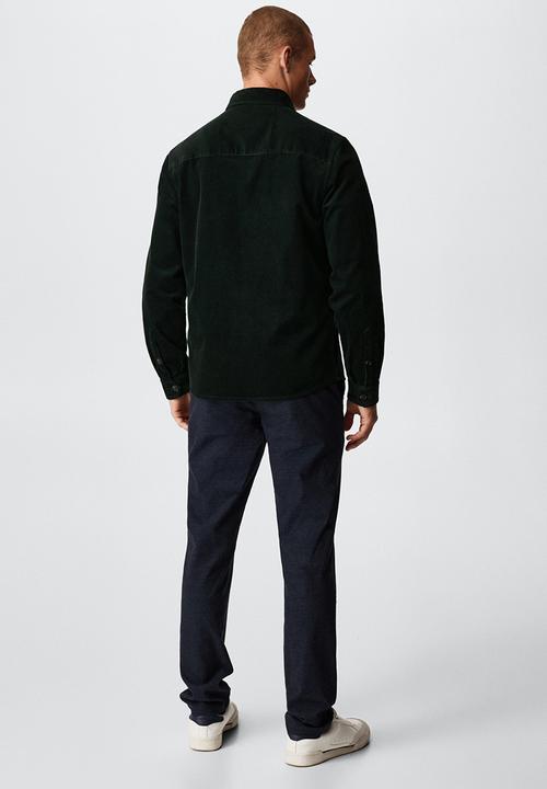 MANGO - Shirt pompeia - green