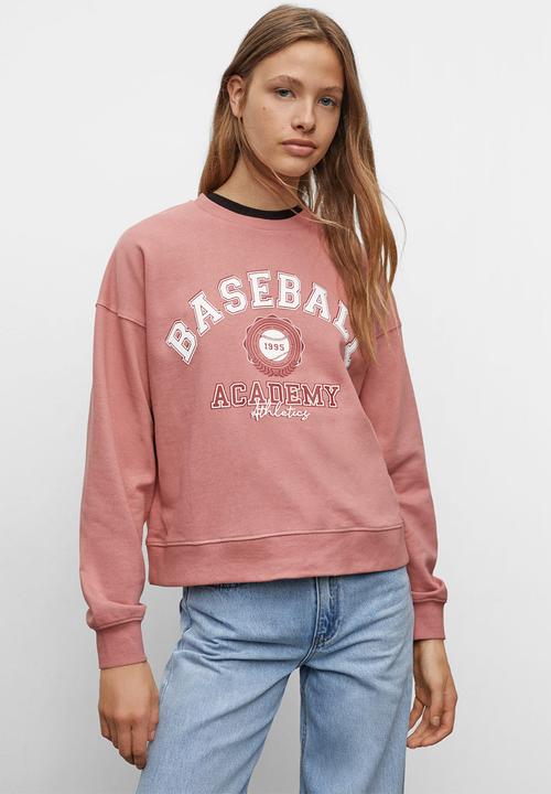 MANGO - Sweatshirt  baseball - light pink