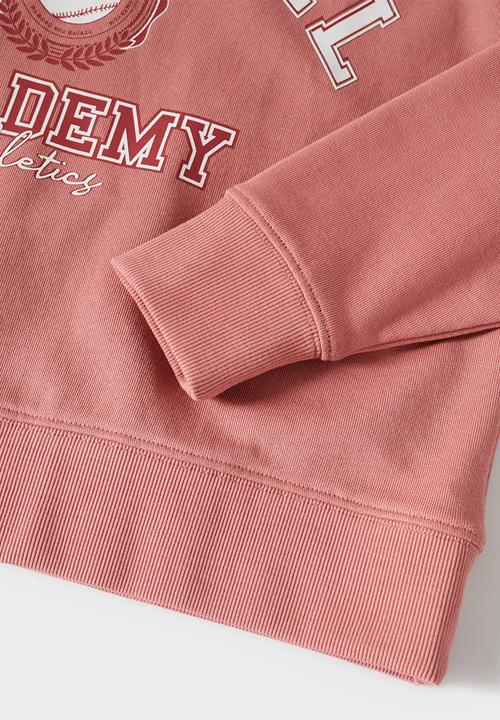 MANGO - Sweatshirt  baseball - light pink