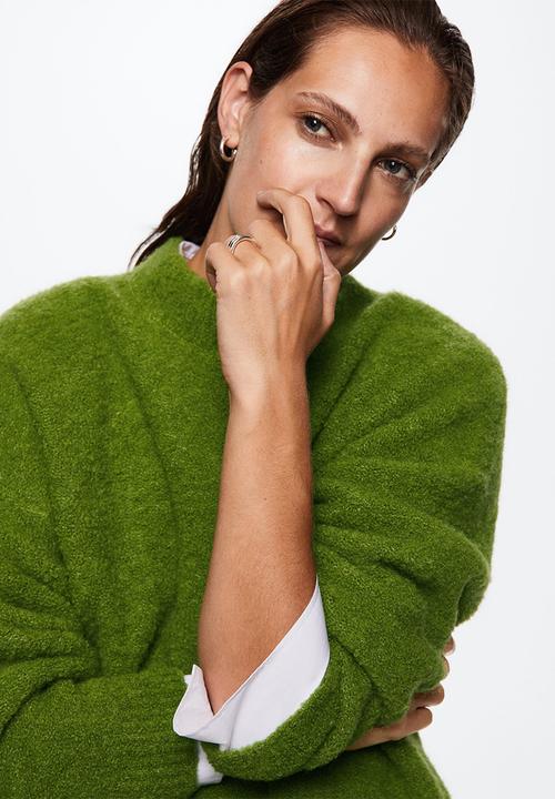 MANGO - Sweater ronda - medium green