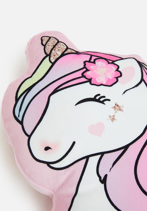 Character Group - Magical unicorn shaped plush play pillow - pink