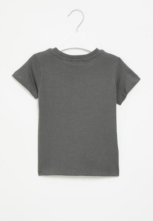 MANGO - T-shirt basicb - charcoal