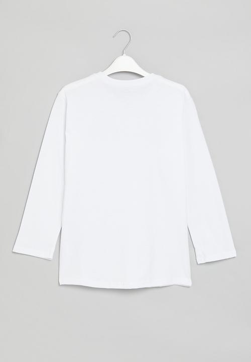 Superbalist - Boys nasa long sleeve T-shirt - white
