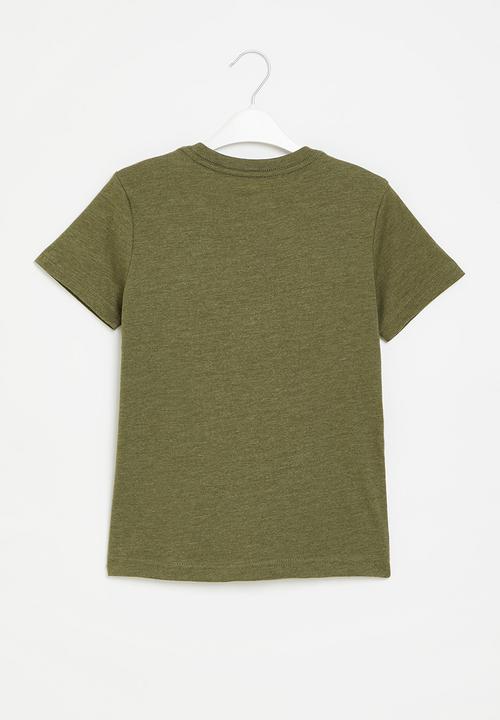 Levi’s® - Lvb mountain logo tee - dark olive heather