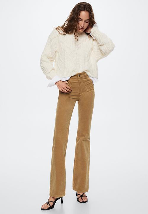 MANGO - Jeans valenp - light beige