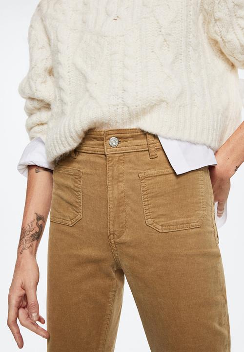 MANGO - Jeans valenp - light beige