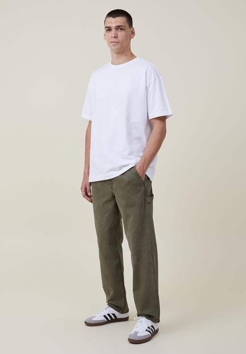 Cotton On - Baggy jean - worker washed olive