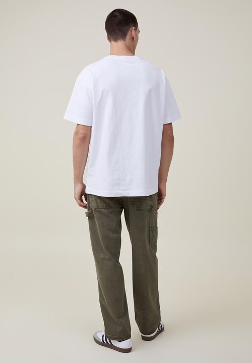 Cotton On - Baggy jean - worker washed olive