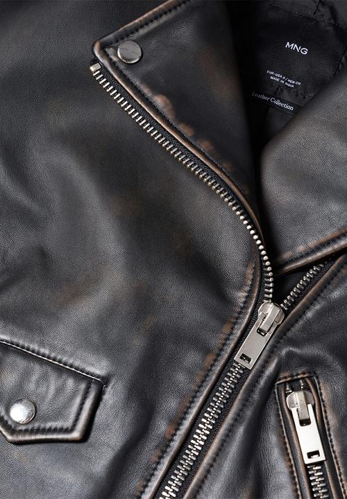 MANGO - Jacket liza - dark brown