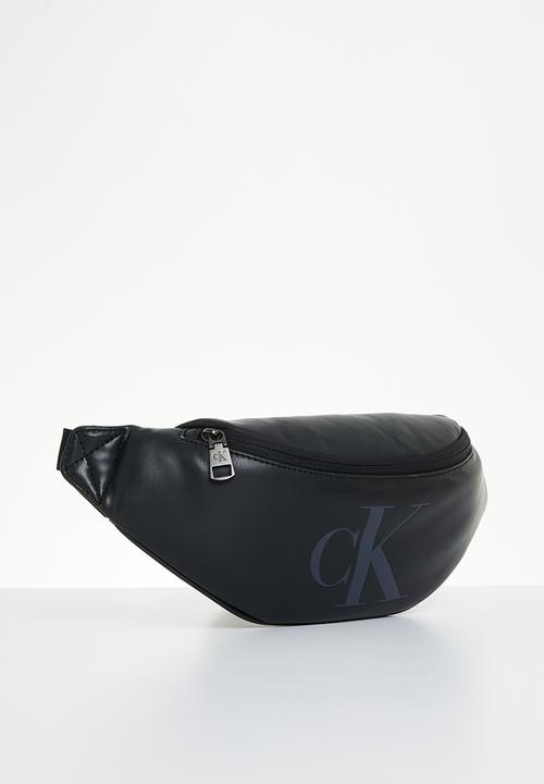 Calvin Klein - Monogram soft waist bag - black