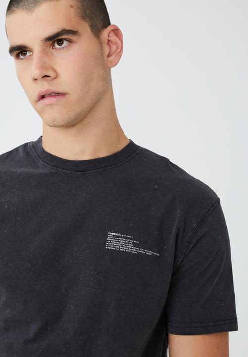 Cotton On - Easy T-shirt - black/existence