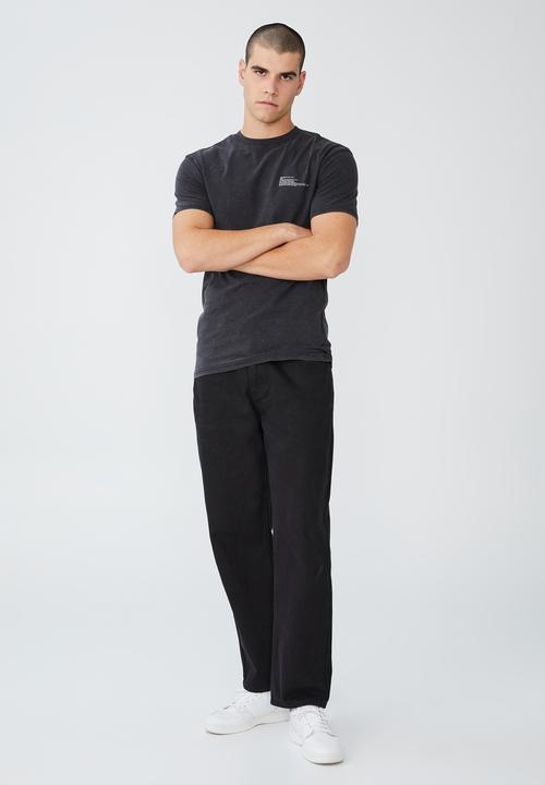 Cotton On - Easy T-shirt - black/existence
