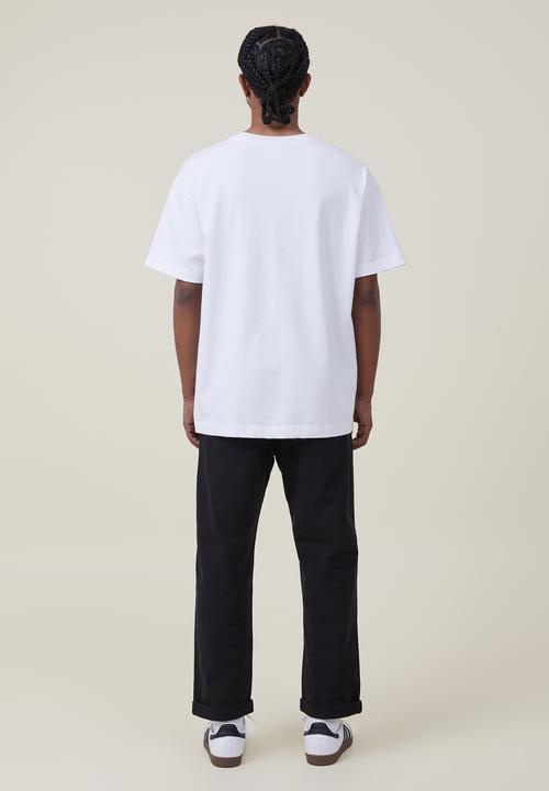 Cotton On - Elastic worker pant - true black