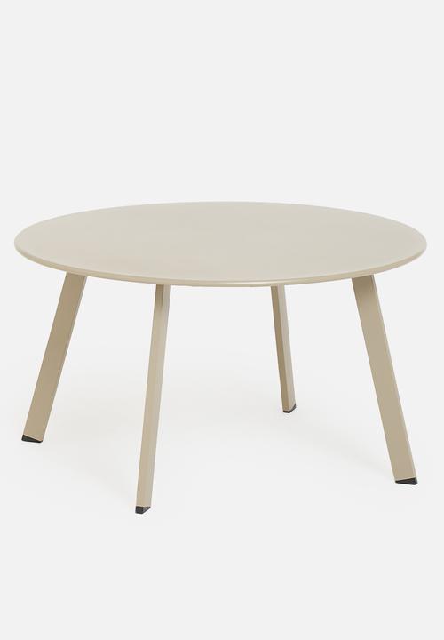 H&S - Trey table- taupe