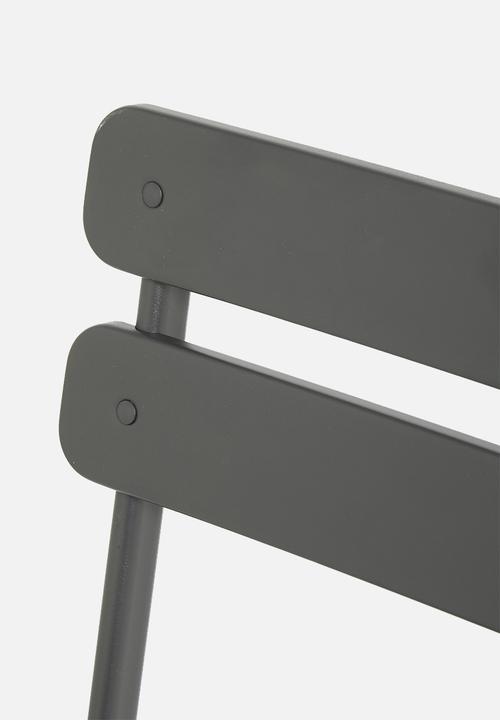 H&S - Bilen outdoor chair- black