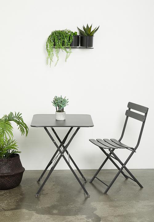 H&S - Bilen outdoor chair- black