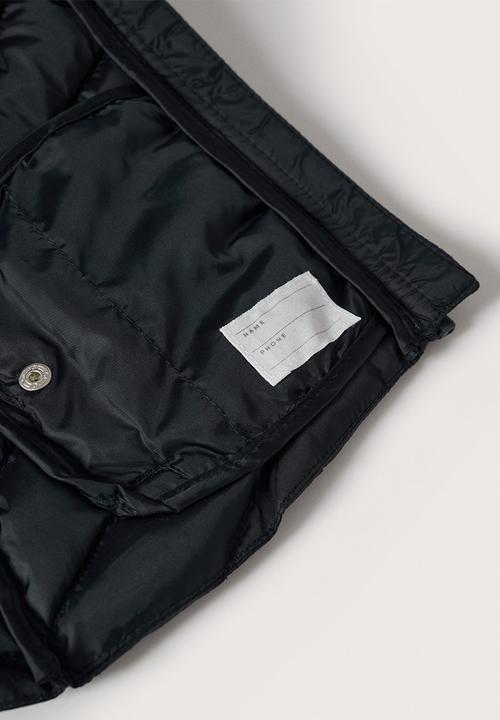 MANGO - Anorak lightb2 - black
