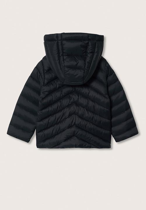 MANGO - Anorak lightb2 - black