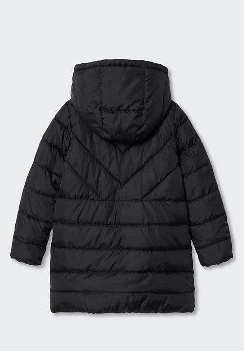 MANGO - Anorak alilong3 - black
