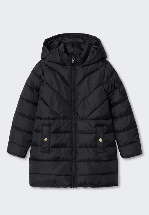 MANGO - Anorak alilong3 - black