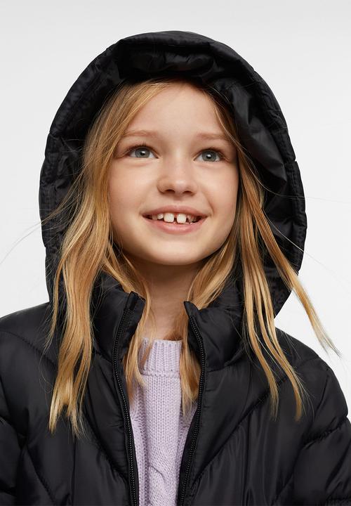 MANGO - Anorak alilong3 - black