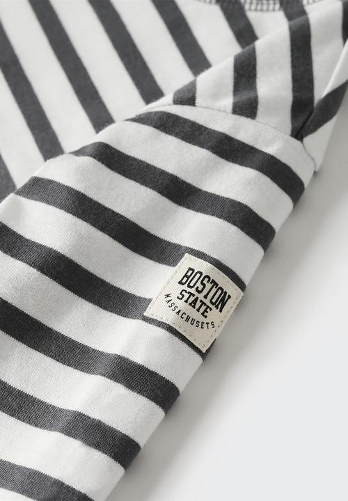 MANGO - T-shirt  boston - white
