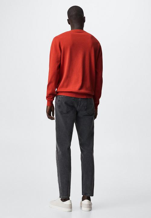 MANGO - Sweater ten - red
