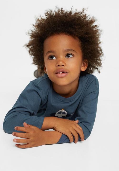 MANGO - T-shirt  three - blue