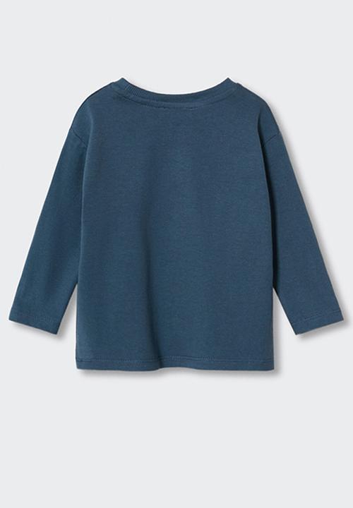 MANGO - T-shirt  three - blue
