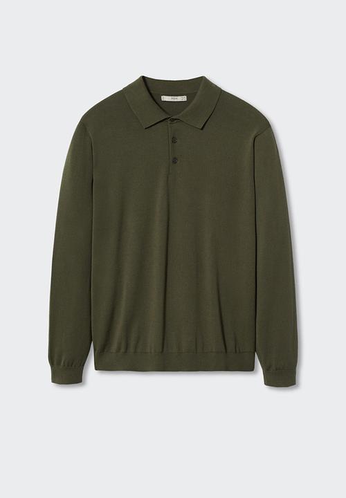 MANGO - Polo shirt - green