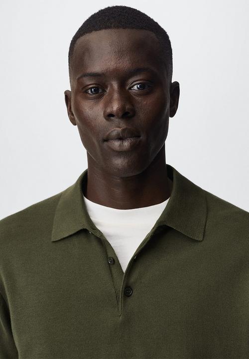 MANGO - Polo shirt - green