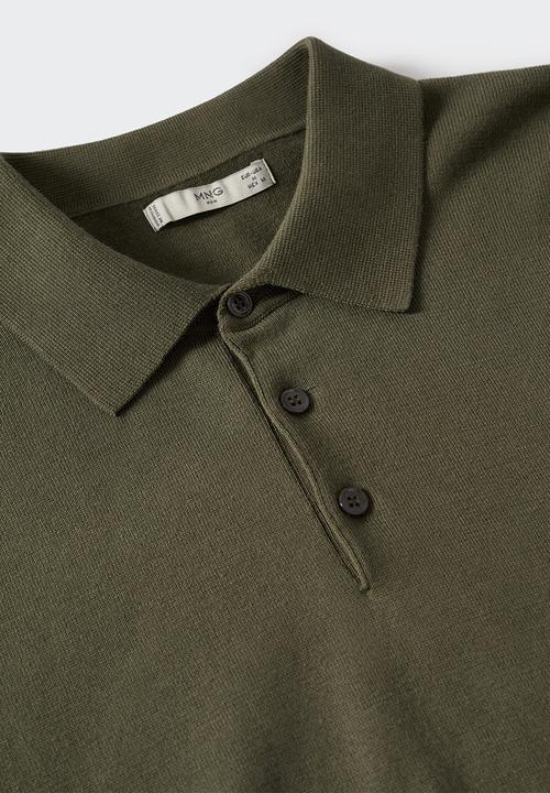 MANGO - Polo shirt - green