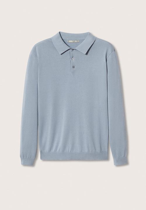 MANGO - Polo shirt - light blue