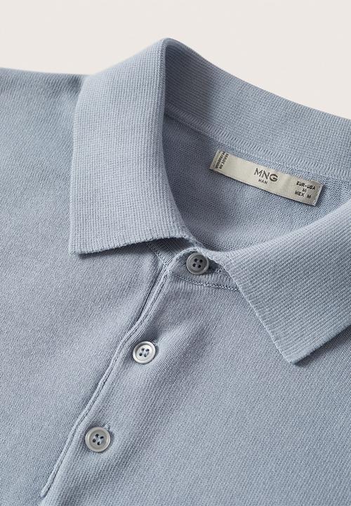 MANGO - Polo shirt - light blue